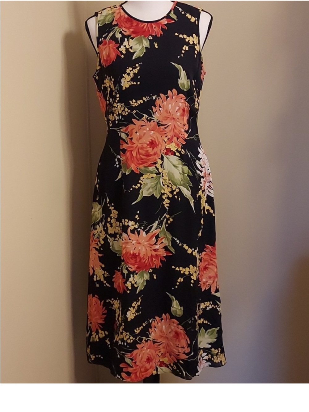 Classic floral maxi dress by talbots